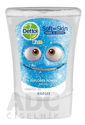 Dettol Kids Dobrodruh (Aloe Vera) náplň do bezdotykového dávkovača mydla 1x250 ml