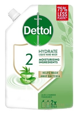 Dettol náhradná náplň do tekutého mydla Aloe & Bambus 1x500 ml