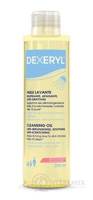 DEXERYL UMÝVACÍ OLEJ upokojujúci, pre veľmi suchú kožu (v. 2023) 1x200 ml