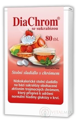DiaChrom so sukralózou tbl 1x80 ks
