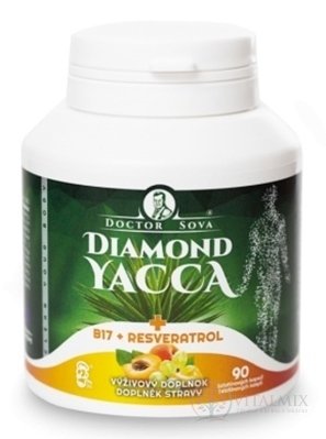 DIAMOND YACCA + B17 + resveratrol cps 1x90 ks