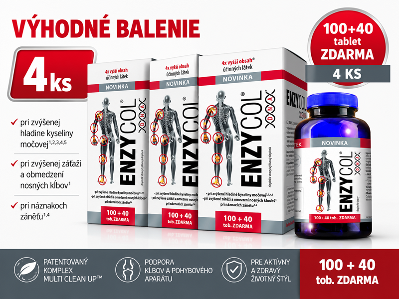 ENZYCOL DNA  4x 100+40CPS VÝHODNÉ BALENIE