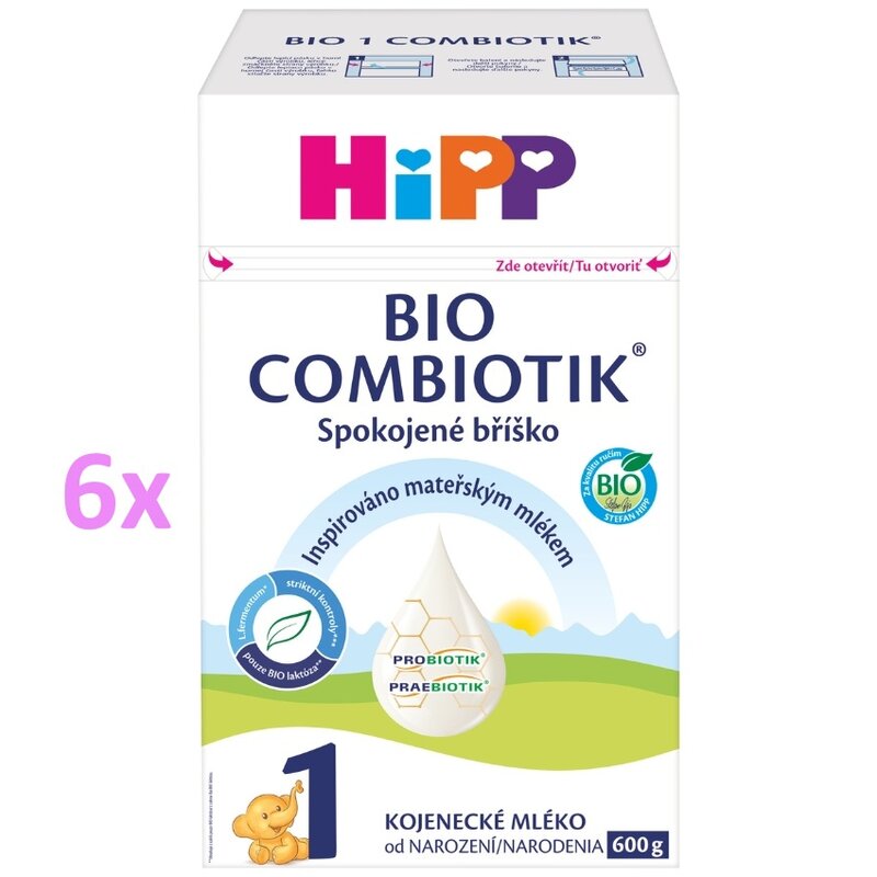 HiPP 1 BIO Combiotik 600g 6ks 