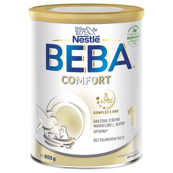 BEBA COMFORT 1, 5HMO, počiatočné dojčenské mlieko, 800 g