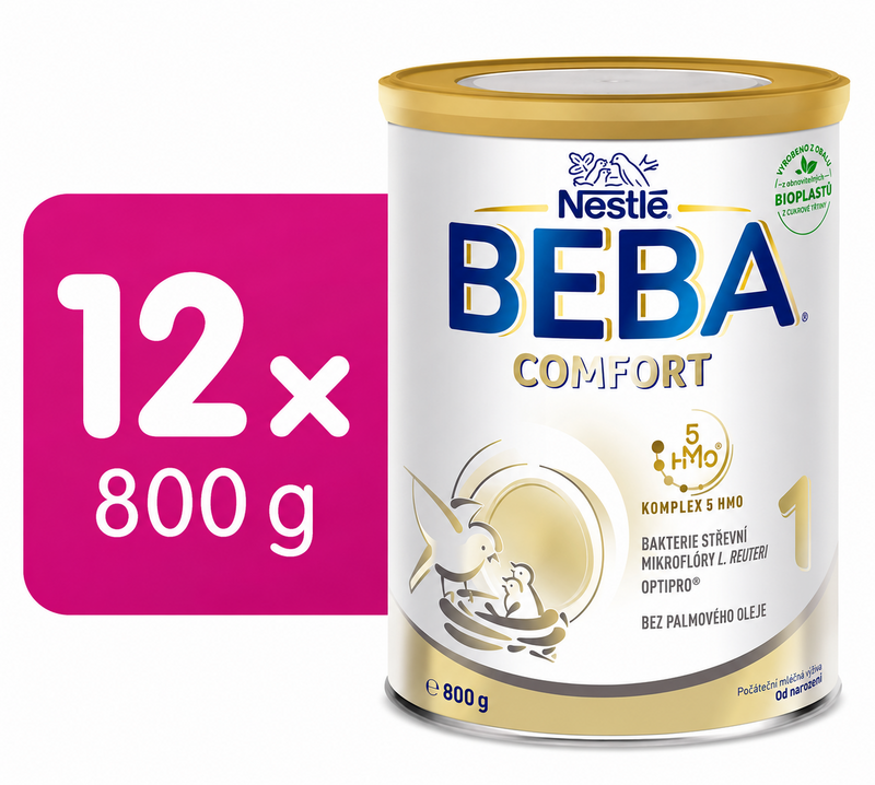 BEBA COMFORT 1, 5HMO balenie 12×800g