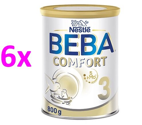 BEBA COMFORT 3, 5HMO, mlieko pre malé deti, 800 g, 6ks