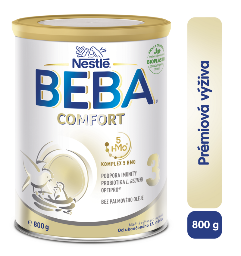 BEBA COMFORT 3, 5HMO, mlieko pre malé deti, 800 g
