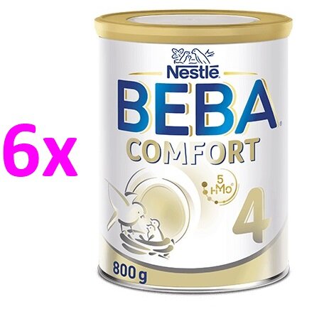 BEBA COMFORT 4, 5HMO, mlieko pre malé deti, 800 g, 6ks