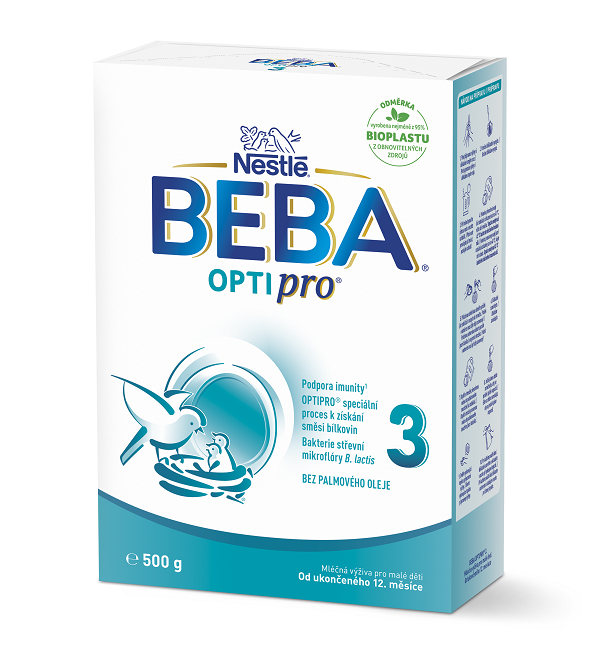 BEBA OPTIPRO® 3 mlieko pre batoľatá, 500 g