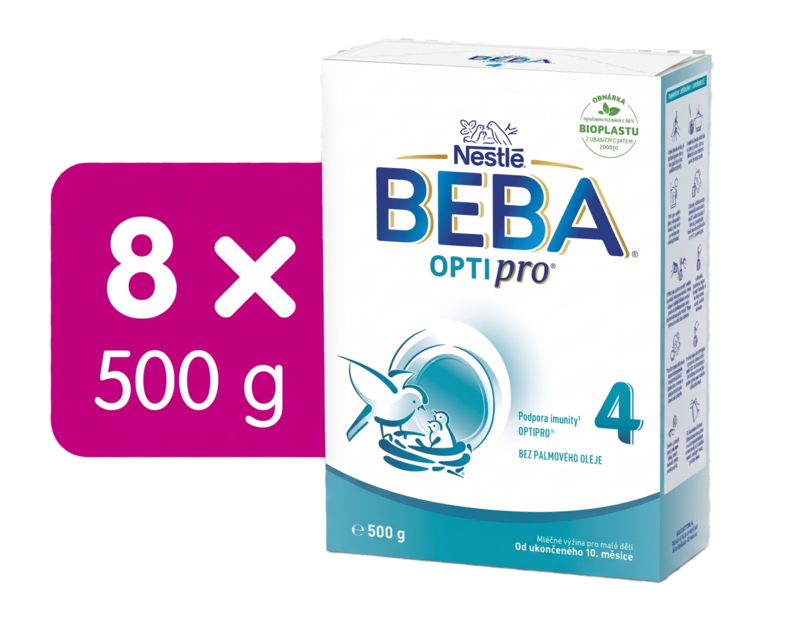 BEBA OPTIPRO® 4, 500 g, 8ks
