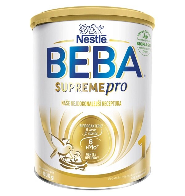 BEBA SUPREMEpro 1, 6 HMO, počiatočné dojčenské mlieko, 800 g