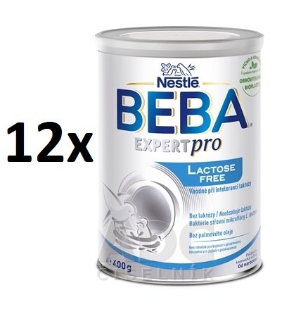 NESTLÉ BEBA EXPERTpro Lactose free 12x400g NESTLÉ BEBA EXPERTpro Lactose free 12x400g