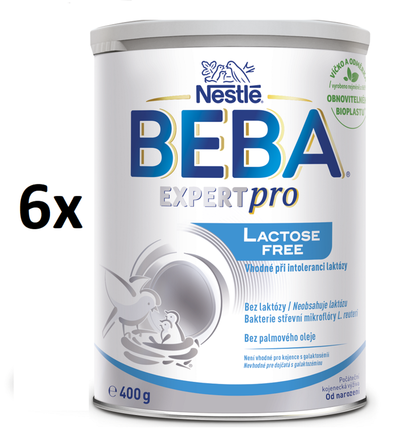 NESTLÉ BEBA EXPERTpro Lactose free 6x400G  NESTLÉ BEBA EXPERTpro Lactose free 6x400G