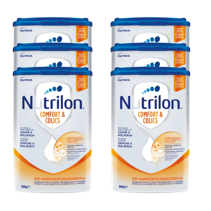 NUTRILON COMFORT&COLICS 6X800G