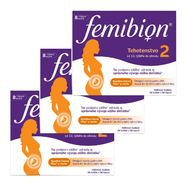 Femibion 2 TEHOTENSTVO TBL56+CPS56  3ks