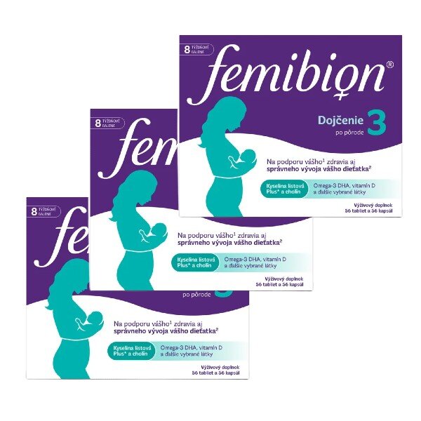 Femibion 3 DOJČENIE  56CPS+56TBL AKCIA VÝHODNÉ BALENIE 3X