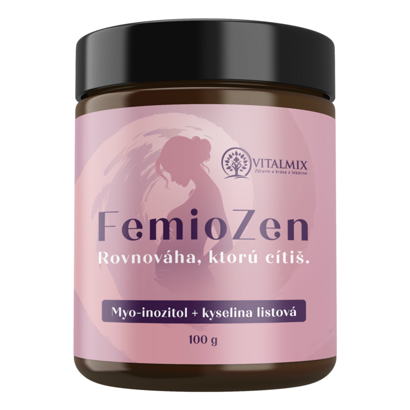 VITALMIX FEMIOZEN 100G - myo-inozitol s kyselinou listovou,podpora plodnosti a hormonálnej rovnováhy