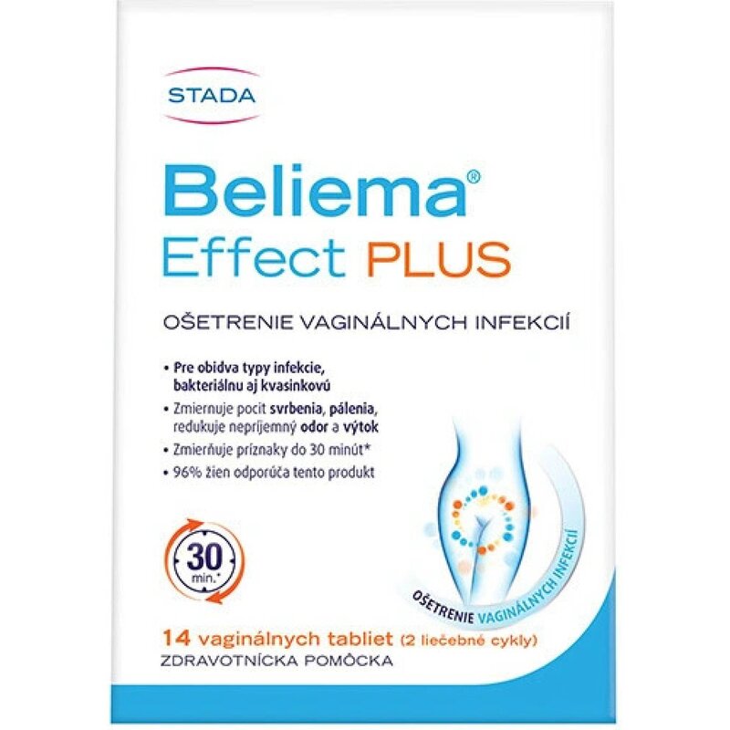 Beliema Effect Plus vaginálne tablety 1x14 ks