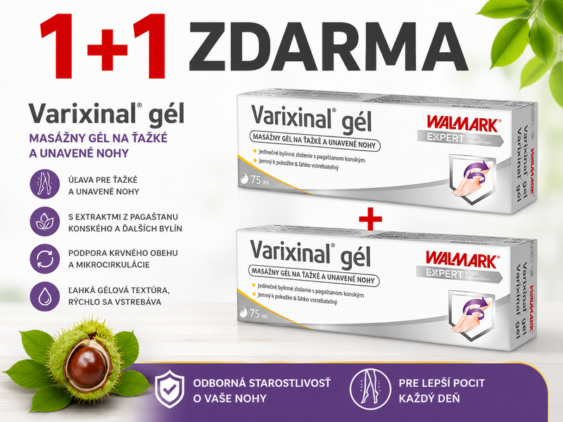 WALMARK Varixinal gél 75ml AKCIA 1+1 ZDARMA