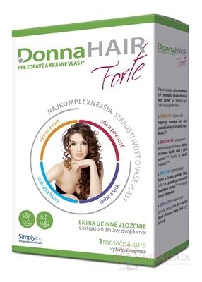 DonnaHAIR Forte cps (1 mesačná kúra) 1x30 ks