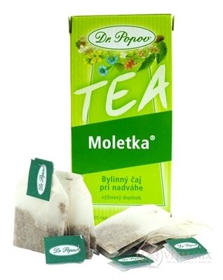 DR. POPOV ČAJ MOLETKA nálevové vrecúška 20x1,5 g (30 g)