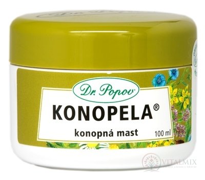 DR. POPOV KONOPELA konopná masť 1x100 ml