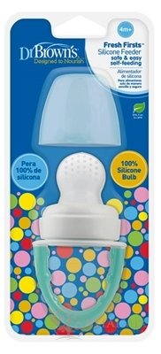 Dr.BROWN´S CUMEĽ NA KŔMENIE FRESH FIRTS 4M+ tyrkysový, 1x1 ks