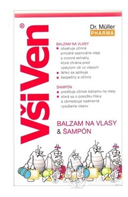 Dr.Müller VšiVen BALZAM na vlasy & ŠAMPÓN balzam 120 ml + šampón 150 ml, 1x1 set