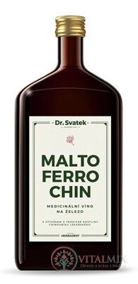 Dr.Svatek MALTOFERROCHIN sladové víno na železo 1x1000 ml