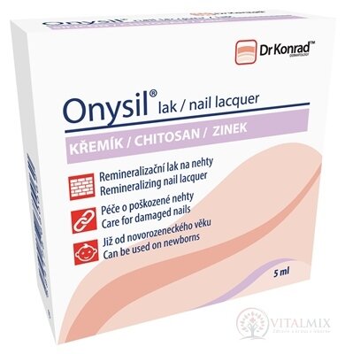 Dr Konrad Onysil lak na nechty s kremíkom, chitosanom a zinkom 1x5 ml