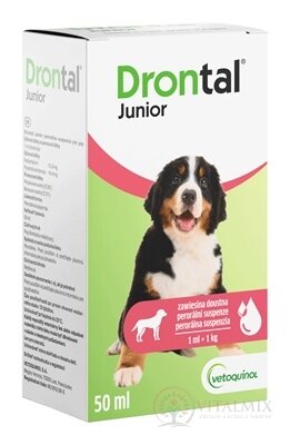 DRONTAL Junior perorálna suspenzia pre psy 1x50 ml