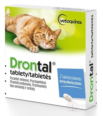 Drontal tablety (pre mačky) tbl 1x2 ks