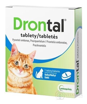 Drontal tablety (pre mačky) tbl 1x2 ks