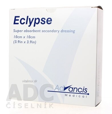 Eclypse krytie na rany superabsorpčné 10x10 cm, 1x20 ks
