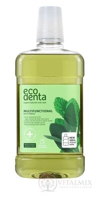 EcoDenta MULTIFUNCTIONAL mouthwash ústna voda (s extraktom zo Šalvie, Aloe Vera a mätovým olejom) 1x500 ml