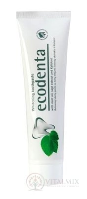 Ecodenta Whitening zubná pasta bieliaca (s mätovým olejom, šalviou a Kalidentom) 1x100 ml