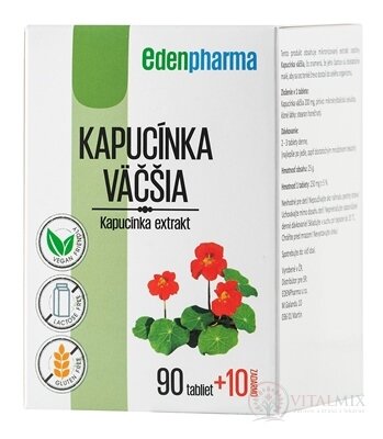 EDENPharma KAPUCÍNKA VÄČŠIA tbl 90+10 zadarmo (100ks)