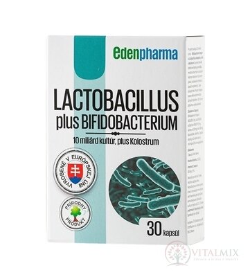 EDENPharma LACTOBACILLUS PLUS BIFIDOBACTERIUM cps 1x30 ks