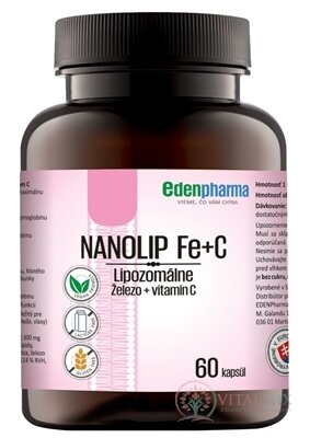EDENPharma NANOLIP Fe + C cps 1x60 ks