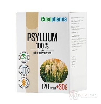 EDENPharma PSYLLIUM cps 120+30 zadarmo (150 ks)