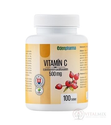 EDENPharma VITAMÍN C 500 mg tbl s postupným uvoľňovaním 1x100 ks