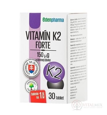 EDENPharma VITAMÍN K2 Forte tbl 1x30 ks