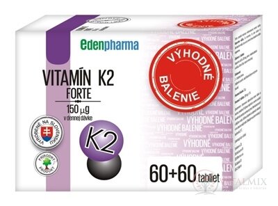 EDENPharma VITAMÍN K2 Forte tbl 2x60 (120 ks)
