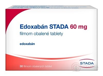 Edoxabán STADA 60 mg filmom obalené tablety tbl flm (blis. PVC/Al) 1x30 ks