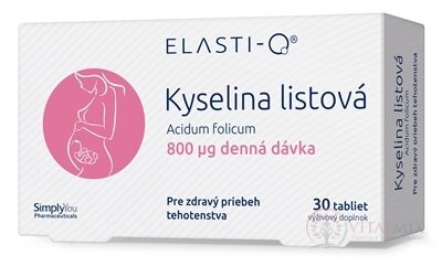 Elasti-Q KYSELINA LISTOVÁ 800 μg tbl 1x30 ks