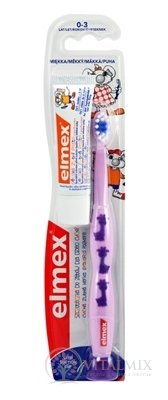 ELMEX DETSKÁ ZUBNÁ KEFKA VÝUČBOVÁ (0-3 roky) mäkká 1x1 ks