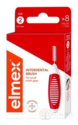 ELMEX MEDZIZUBNÉ KEFKY ISO 2 - 0,5 MM 1x8 ks