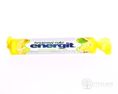 energit hroznový cukor MULTIVITAMÍN - CITRÓN pastilky 1x17 ks (37,4 g)