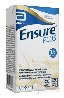 Ensure PLUS vanilková príchuť 24x220 ml