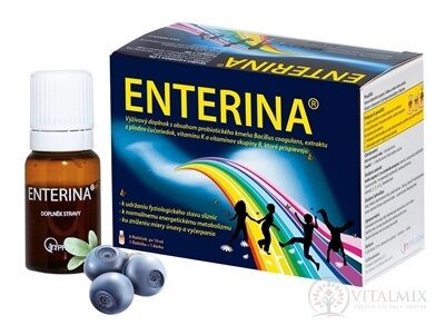 ENTERINA perorálny roztok 8x10 ml (80 ml)